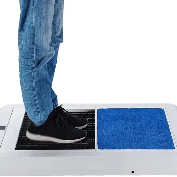 Shoe Cleaner Polisher, Sole Cleaning Machine, Entrance Shoe Brush Fully Automatic Dust- Workshop Cleaning, Deep Cleaning Without Leaving Traces, for Hotel Entrance Hall Sales Cente