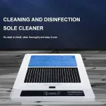 Shoe Cleaner Polisher, Sole Cleaning Machine, Entrance Shoe Brush Fully Automatic Dust- Workshop Cleaning, Deep Cleaning Without Leaving Traces, for Hotel Entrance Hall Sales Cente
