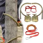 Adjustable Climbing Shoes for Tree Work and High-Altitude Tasks, Comfortable Design,Crafted from Carbon Steel (500mm)