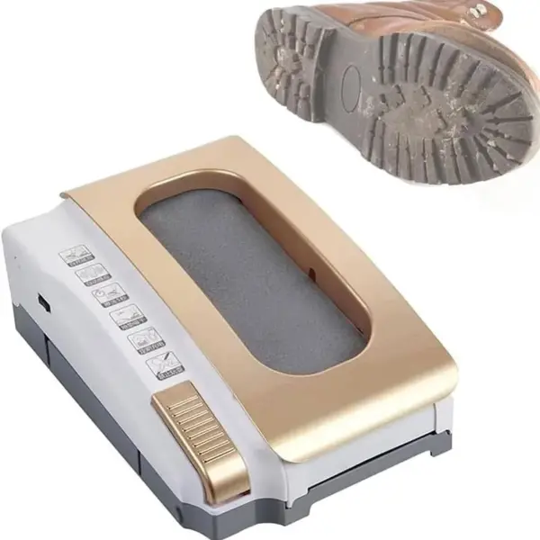 Rechargeable Automatic Shoe Cleaner & Polisher, Waterless Cleaning Brush, Effortless Sole Cleaning Machine for Home, Hotel, Sales Center - Ideal for All Shoe Types