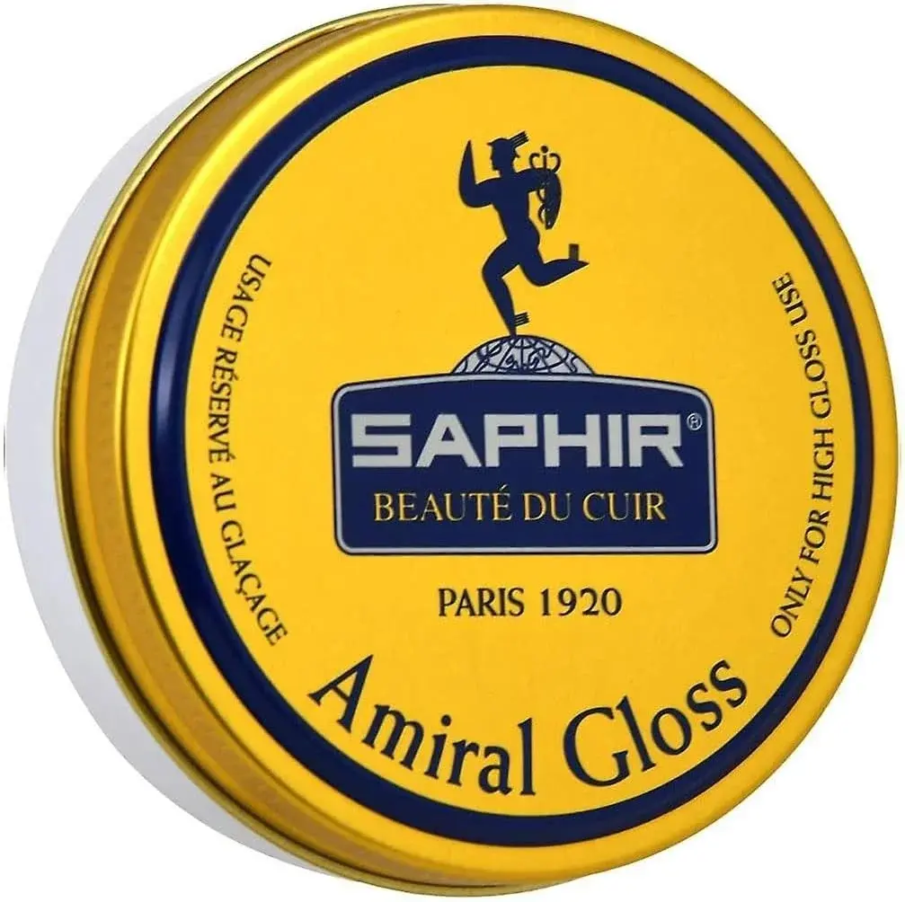Saphir Amiral Gloss – Leather Shoe Care Polish Wax for High Gloss Mirror Shine for Dress Shoes - 50 ml