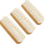 Suede Shoe Brush and Eraser,2 in 1 Scrub Suede Shoe Brush, Rubber Polish Eraser with Soft Plastic Bristles for Nubuck Cleaning (Wood Handle/3pcs)