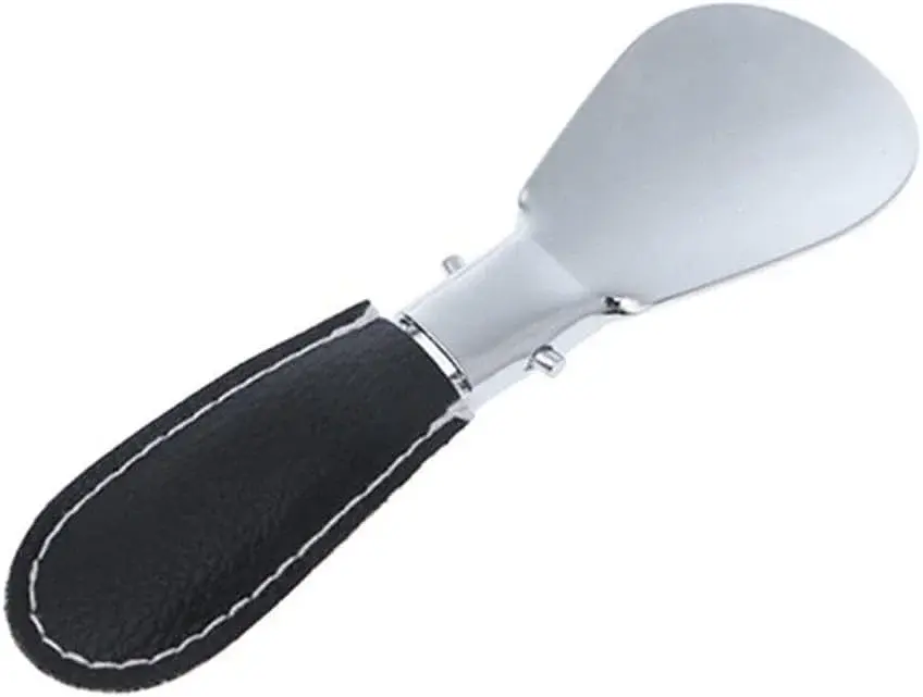 Spoon Helper Leather Handle Shoe Horns Accessories Shoespooner Shoes Lifting Folding