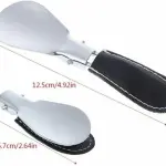 Spoon Helper Leather Handle Shoe Horns Accessories Shoespooner Shoes Lifting Folding