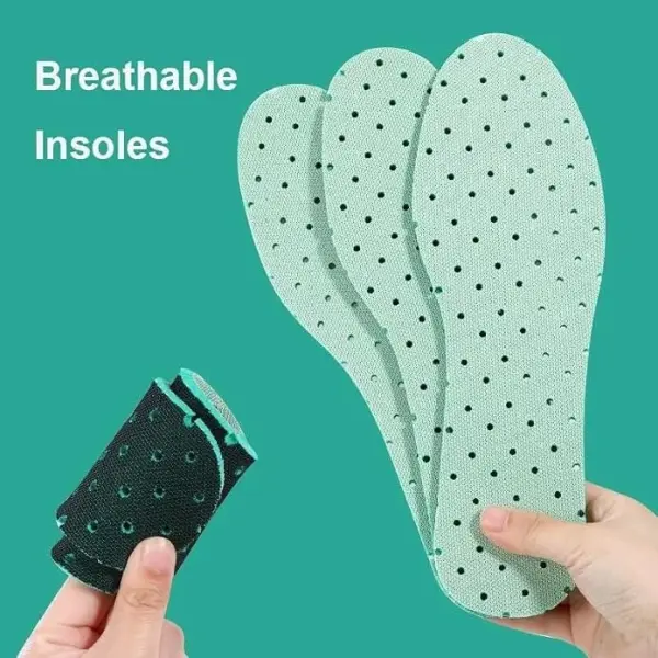 JSEIAJB Breathable Sport Insole Lightweight Soft Ventilate Soles Insert Feet Care Men Women Cool Shoe Pads