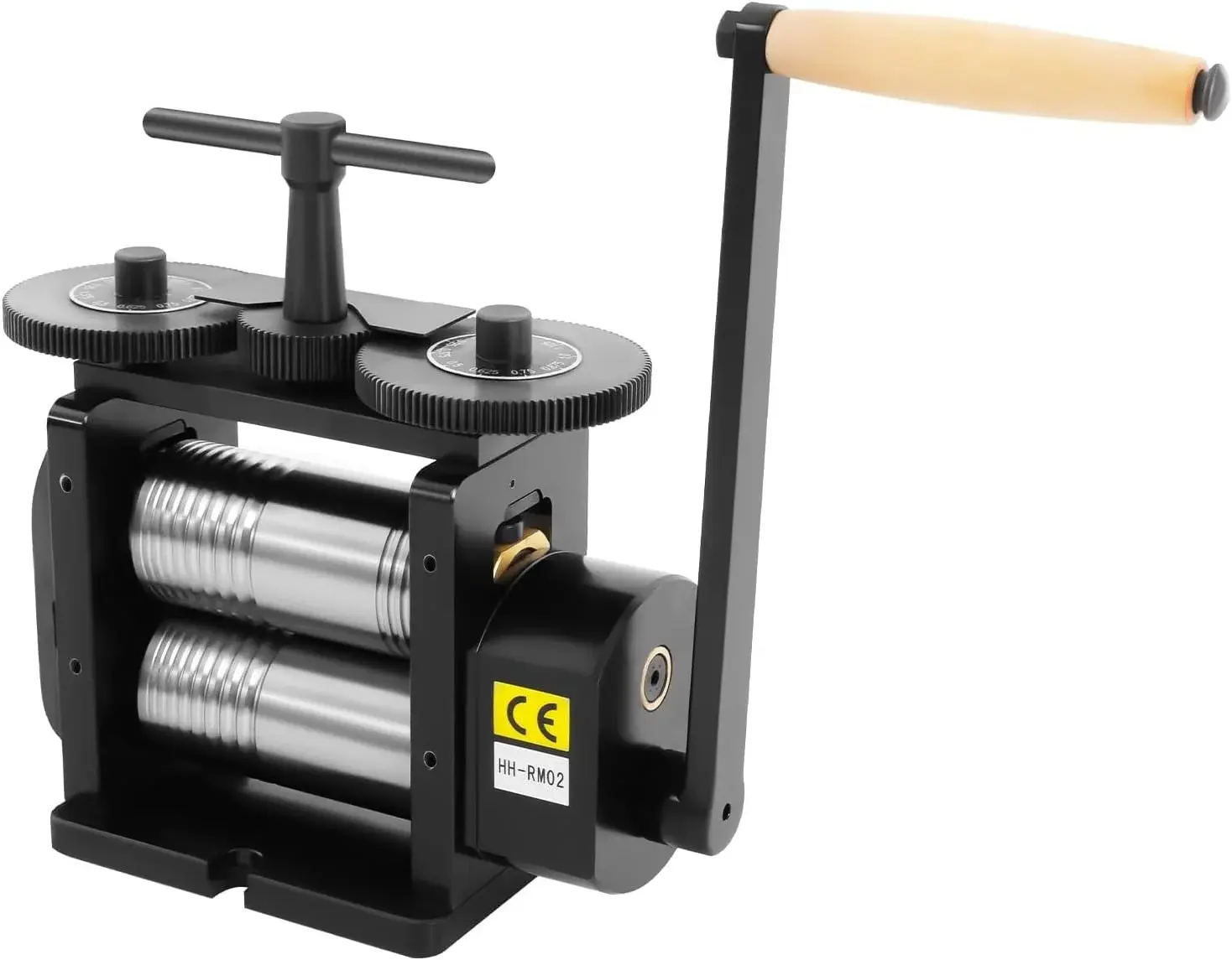 3in1 Press Tool Rolling Mill, Machine Jewelry Making Manual Combination Hand Crank Tableting Flatten Machine Tool, for Arts, Crafts & Sewing, DIY