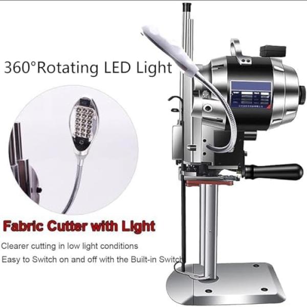 Electric Fabric Cutter - Handheld Cloth Cutting Machine for Multi-Layer Textiles, Paper, Blanket & Hat - 34cm Precision Slitting Tool for Seamless Sewing & Crafting