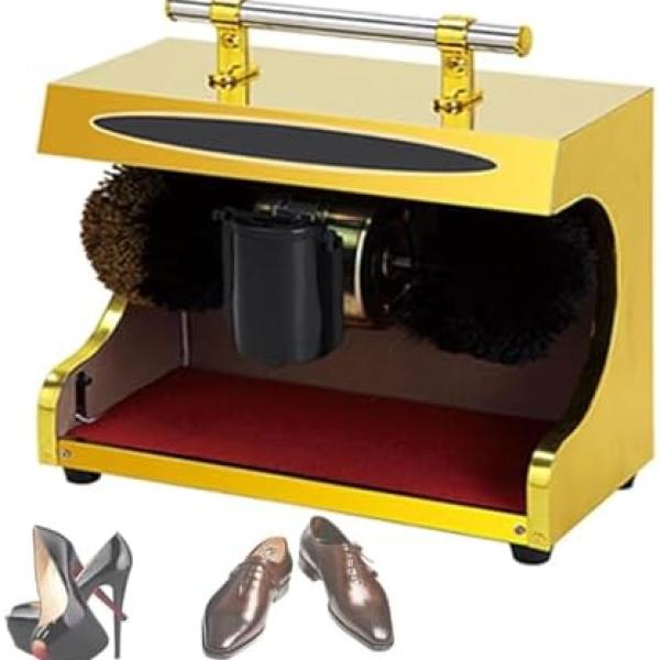 Cact Electric Shoe Polisher Machine – Automatic Dual Brush Shoe Shine for Home, Office, Hotel & Bank – Compact Footwear Cleaning Solution for Effortless Shine