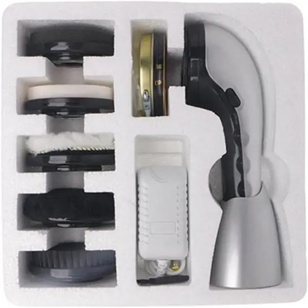 Portable Handheld Automatic Electric Shoe Brush Shine Polisher 2 Ways Power Supply Leather Care Tools Home Office Use