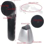 Portable Handheld Automatic Electric Shoe Brush Shine Polisher 2 Ways Power Supply Leather Care Tools Home Office Use
