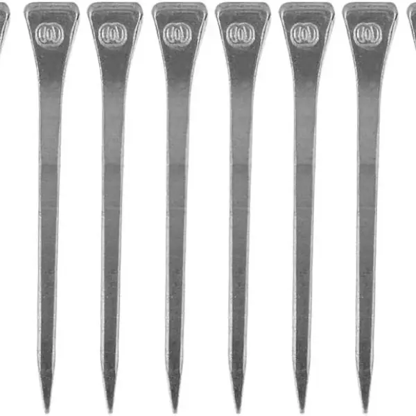 Horseshoe Nails, E6 250PCS Firmly Horse Hoof Nails with Good Elasticity Steel Hoof Pegs Securing Accessory for Horse Training Equestrian Sports