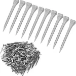 Horseshoe Nails, E6 250PCS Firmly Horse Hoof Nails with Good Elasticity Steel Hoof Pegs Securing Accessory for Horse Training Equestrian Sports