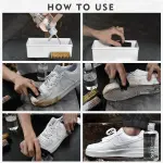 Shoe Cleaner Kit for Sneaker, Cleaning Kit, Sneaker 10Oz with 3 Brush & Microfiber Towel Included, Shoe, Suede, Boot, Canvas, PU, Fabric, etc,Clear,(Madala-SC-210201)