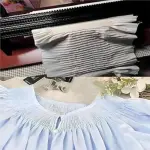 Smocking Pleater Machine,24 Row Smocking Pleater with 24 Sewing Needles & Tool Kit, 47 Positions, Even Fabric Folds, 0.5 cm Stitch Spacing, for Costume & Craft Sewing