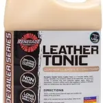 Renegade Products Leather Tonic - Premium Leather Cleaner & Conditioner | Cleans, Beautifies & Protects Leather Seats, Interiors, Shoes & Furniture | Non-Greasy, Long-Lasting Finish (1 Gallon)