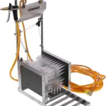 Stainless Steel Boot Scrubber, Automatic Rain Boot Cleaning Machine for Livestock Farm, 54x85cm Heavy Duty Shoe Washer with Water Tube