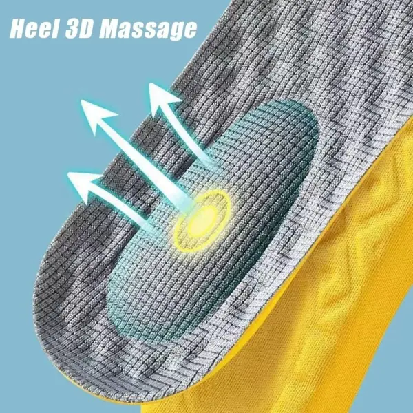 JSEIAJB Memory Foam Sport Support Insert Feet Care Insoles for Shoes Men Women Orthotic Breathable Latex Sports