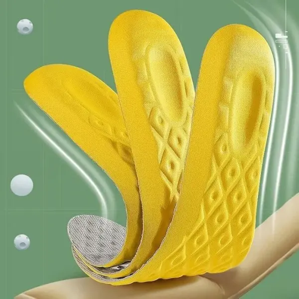 JSEIAJB Memory Foam Sport Support Insert Feet Care Insoles for Shoes Men Women Orthotic Breathable Latex Sports