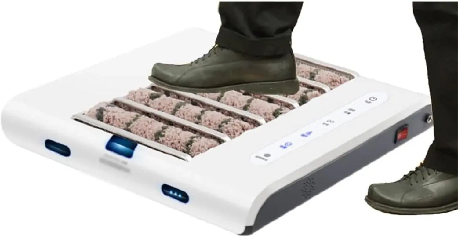 Fully Automatic Rechargeable Shoe Cleaning Machine, 260RPM Induction Polisher Brush, Efficient Electric Shoe Cleaner for Home & Professional Use, Fast & Easy Shoe Care