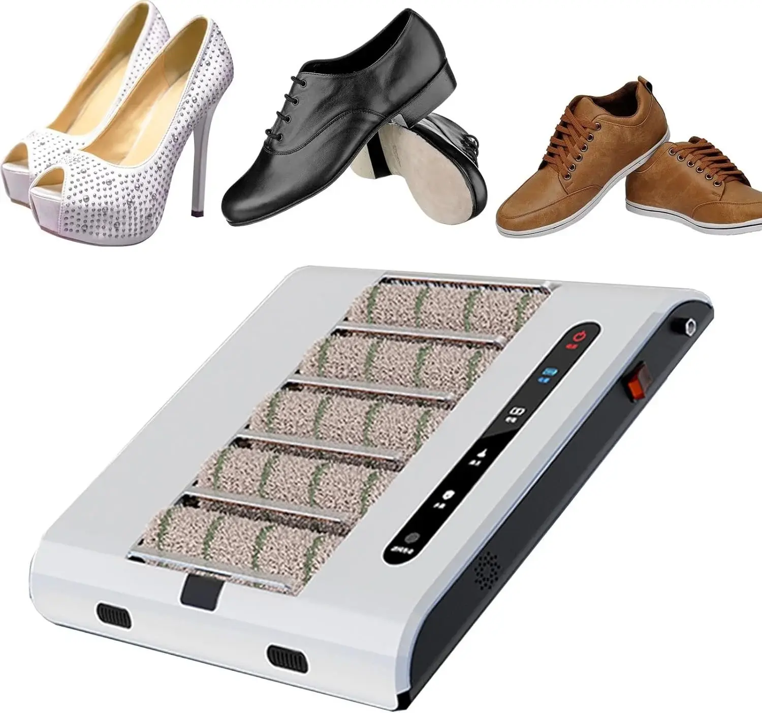 Automatic Electric Shoe Polisher & Cleaner, Induction Sole Cleaning Machine, Waterless 1000PA Suction, Quick 5s Wipe, Ideal for Home & Office Use
