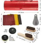 Stone and Clark Original Shoe Polish & Care Kit - Leather Shoe Shine Kit for Men & Women