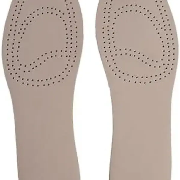 JSEIAJB Reversible Cushioned Sweat Absorbent Insole Comfortable Breathable Reversible Cowhide Insole