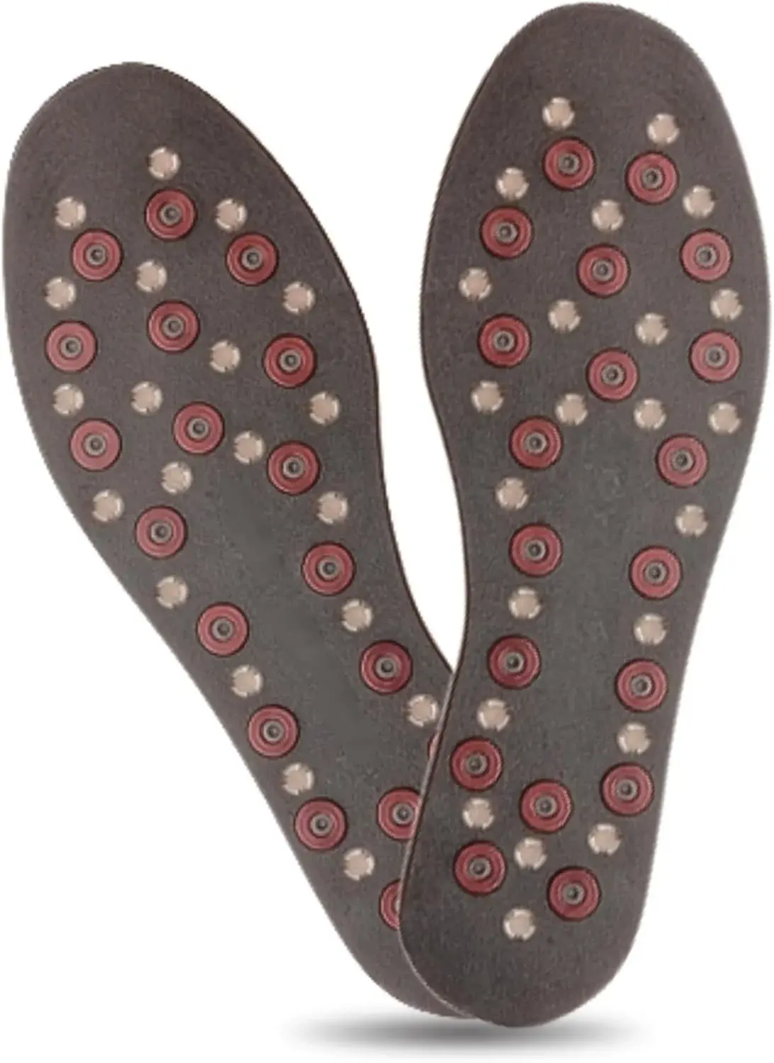 Magnetic Insoles for Men for Nikken Kenko mStrides 20211, Mens Shoe Insoles for Work Boots, Running, Walking, Comfortable Sneaker Magnetic Acupressure Foot Support, Shoe Accessories (Large, 7-12)