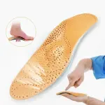 JSEIAJB Leather Orthotic Insole for Flat Feet Support Orthopedic Shoes Sole Insoles for Suitable Men Women