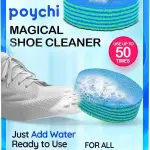 POYCHI Shoe Cleaner Kit – Portable Sneaker Soles Scrubber Rag for Leather, Suede & More