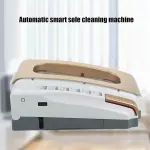 Automatic Boot Scraper, Electric Household Shoe Washing Machine, Shoe Sole Cleaning Machine, Fully Automatic Intelligent Shoe Sole Cleaning Machine, Built-in Battery (Color : Red)