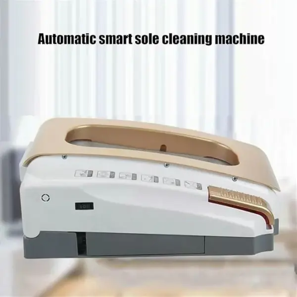 Automatic Boot Scraper, Electric Household Shoe Washing Machine, Shoe Sole Cleaning Machine, Fully Automatic Intelligent Shoe Sole Cleaning Machine, Built-in Battery (Color : Red)