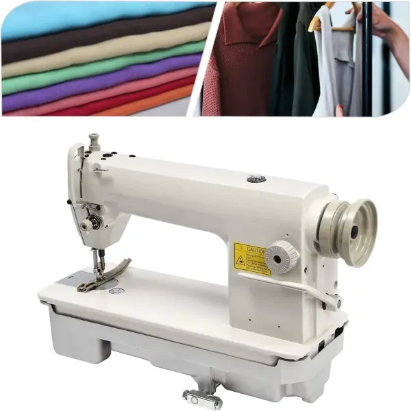Industrial Sewing Machine,Heavy Duty Sewing Machine,Straight Stitch Sewing Machine Leather Sewing Tool for Sewing and Repairing