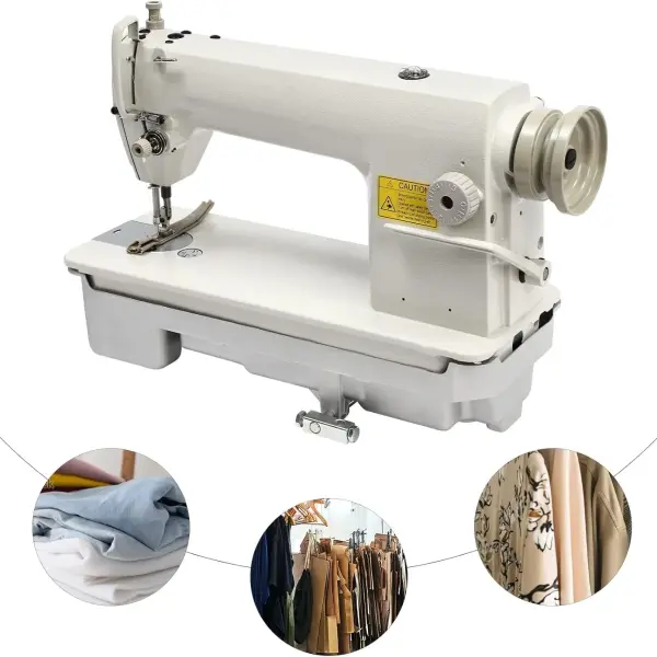 Industrial Sewing Machine,Heavy Duty Sewing Machine,Straight Stitch Sewing Machine Leather Sewing Tool for Sewing and Repairing
