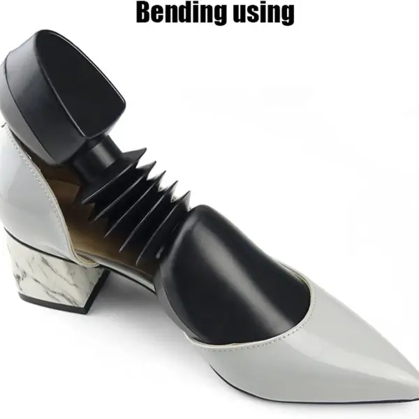 5 Pairs Plastic Spring Shoe Trees, Adjustable Shoe Shaper, Scalable Boot Stretcher for Women Men, Reduce Shoe Wrinkles, Women EU35~39