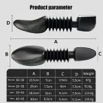 5 Pairs Plastic Spring Shoe Trees, Adjustable Shoe Shaper, Scalable Boot Stretcher for Women Men, Reduce Shoe Wrinkles, Women EU35~39