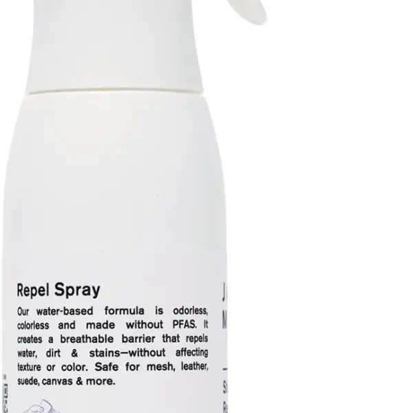 Jason Markk Shoe & Sneaker Protector Repel Spray, Water & Stain Repellent for Shoe and Sneaker Care, Non-Aerosol Footwear Protector Spray, Safe for Leather, Suede, Nubuck, Cotton, Knits, 5.4oz, 2 Pack