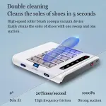 Automatic Shoe Sole Cleaning Machine - Rechargeable Induction Polisher, 260RPM Quick Wipe Brush for Home & Office, Effortless Shoe Care in 5 Seconds