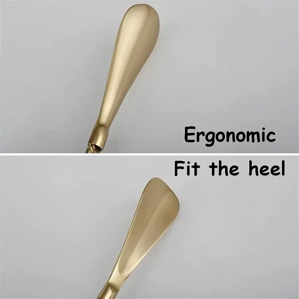 Shoe Horns, Long Handle Metal Shoehorn Brass Shoehorn for Men Women Kids Seniors