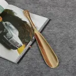 Shoe Horns, Long Handle Metal Shoehorn Brass Shoehorn for Men Women Kids Seniors