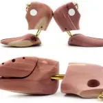 JSEIAJB 1 Pair Red Cedar Wood Adjustable Shoe Shaper Men's Shoe Tree Stretcher Support for Men Boot Expander Device(EU 45 46)