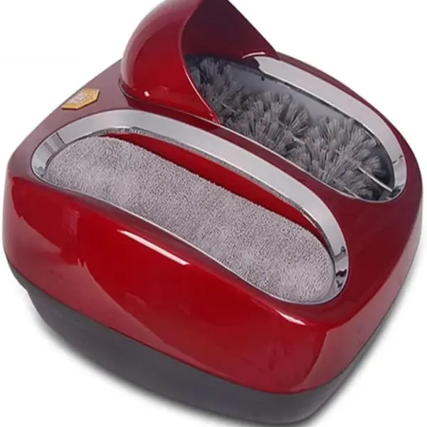 JSEIAJB 220V Fully Automatic Intelligent Shoe Sole Cleaning Machine Polishing Equipment Cleaner Instead of Covers(D)