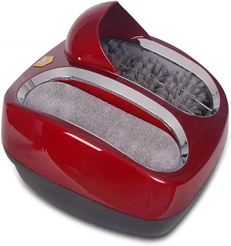 JSEIAJB 220V Fully Automatic Intelligent Shoe Sole Cleaning Machine Polishing Equipment Cleaner Instead of Covers(D)