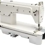 Industrial Straight Stitch Sewing Machine, 8700 Head-Portable Sewing Machine, Thick Material Leather Sewings Tool, H Replaceable Presser Foot and Adjusting Stitch Clamp for Garment Stores
