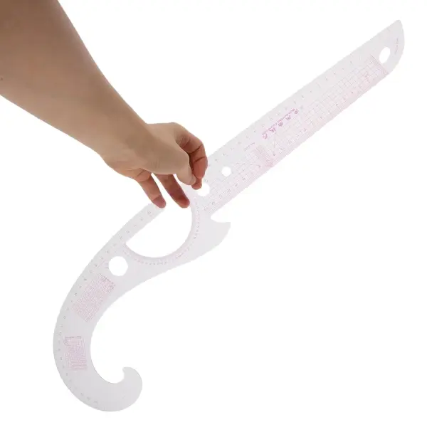 Curve Ruler Sewing Set for Garment Pattern Making and Tailoring, 2pcs French Curve Rulers for Clothing Design and Fabric Cutting, Multi-Functional Sewing Tools for Dressmakers