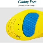 JSEIAJB Sport Breathable Insole Soft Foot Care Shoe Inserts Pad Cool Deodorant Orthotic PU Tool