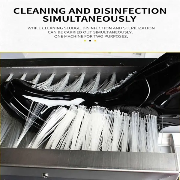 Livestock Farm Boot Washer, Stainless Steel Farm Boot Scrubbers with a Water Gun and a 10-Meter-Long Water Hose, Remove Dust Snow Mud, for Livestock Farm