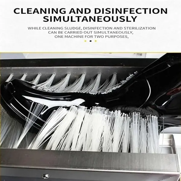 Livestock Farm Boot Washer, Stainless Steel Farm Boot Scrubbers with a Water Gun and a 10-Meter-Long Water Hose, Remove Dust Snow Mud, for Livestock Farm