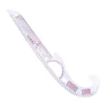 Metric Sewing Ruler, 6 Pieces French Curve Ruler for Pattern Making, Dress Makers Ruler Fashion Clear Sewing Ruler Set with Tracing Wheel for Beginners Tailors Designers