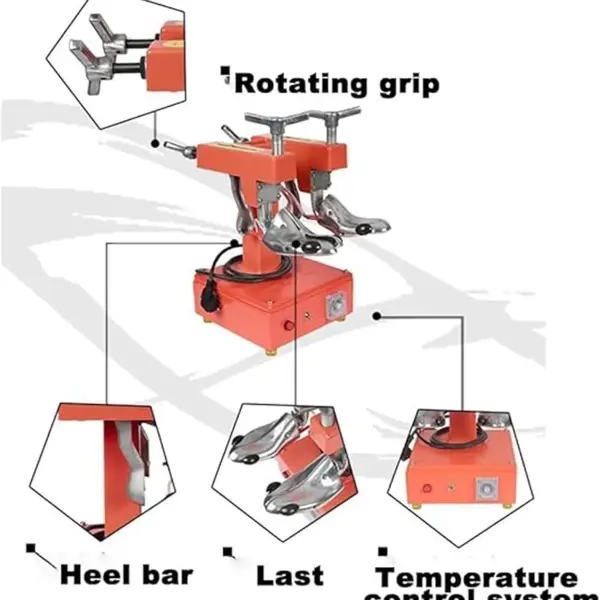 Shoe Tree, 4 Head Shoe Tree Machine, Temperature Controlled Electric Shoe Repair Machine, Aluminum Alloy Shoe Repair Stretching Machine