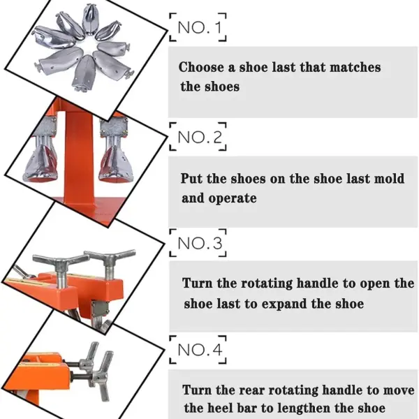 Shoe Tree, 4 Head Shoe Tree Machine, Temperature Controlled Electric Shoe Repair Machine, Aluminum Alloy Shoe Repair Stretching Machine
